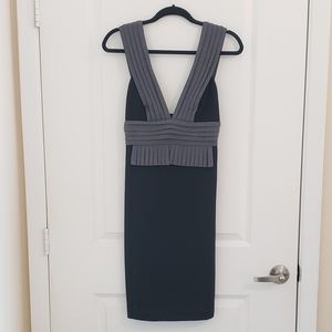 NWT Night Out Deep V Dress LBD